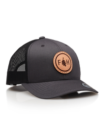 Folded Hills Snapback Hat (Gray/Black)