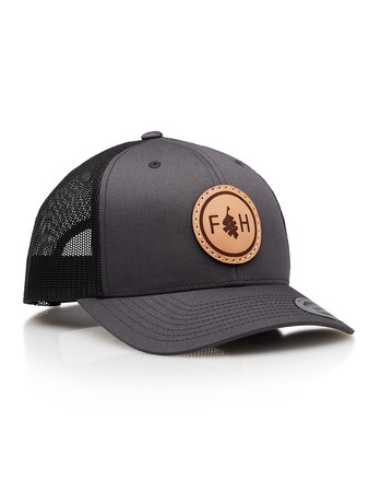 Folded Hills Snapback Hat (Gray/Black) 1