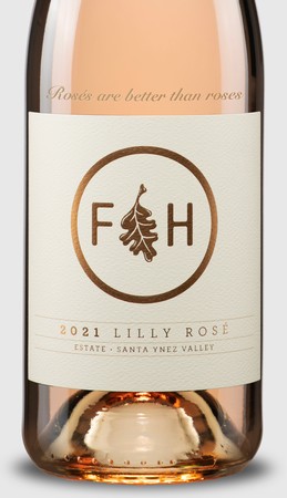 Valentine's Day Etched Lilly Rosé 1