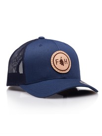 Folded Hills Snapback Hat Blue/Blue